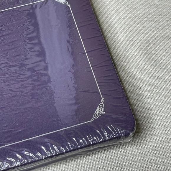 Creative Memories  7x7 scrapbook purple with silver - Picture 2 of 2